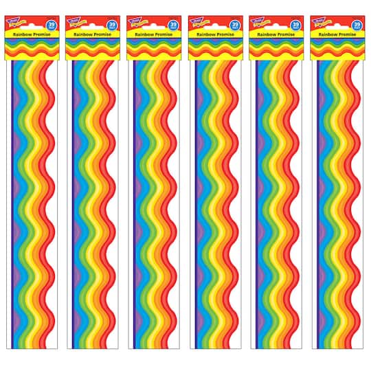 Trend Enterprises® Terrific Trimmers® Rainbow Promise Borders, 234ft.